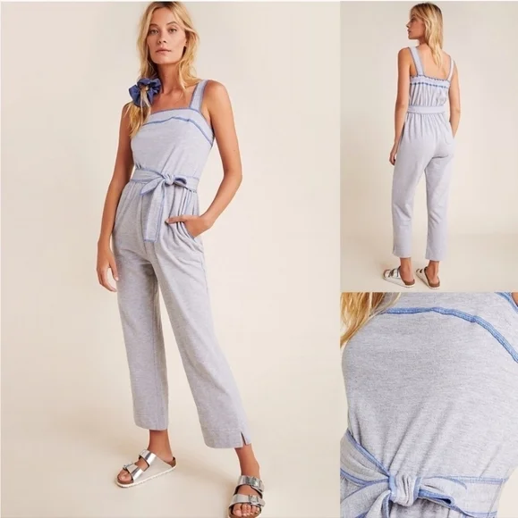 Anthropologie | Saturday Sunday "Madeline" Terrycloth Jumpsuit - Picture 1 of 8